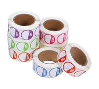 Sosoport Autocollants Adhésifs Jours Semaine 7 Rouleaux Couleur Variée Étiquettes de Date Amovibles pour Gestion Hebdomadaire Bureaux Restaurants Fournitures Scolaires