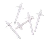 Sosoport Axes de Bobine Pièce de Rechange Pratique Lot de 5 en Plastique Blanc Résistance Rupture pour Machine à Coudre et Équipement de Broderie
