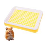 Sosoport Bac à Litière pour Lapins Et Petits Animaux Anti-basculement Facile à Nettoyer Séparateur Urine Et Excréments Installation Flexible pour Cages Et Intérieur