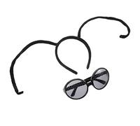 Sosoport Bandeau Serrage-tête à Antennes Insectes Lunettes Cosplay Taille Unique Léger pour Fêtes Déguisement Fourmi Abeille Fête Carnaval