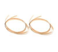 Sosoport Bandes de Bambou Beige pour Tissage Artisanal, 2 Lots Totalisant 6 Mètres, Matériau Sûr et Inaltérable, pour Paniers et Présents Festifs