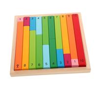 Sosoport Bâtons de Mathématiques Éducatifs Montessori Outils d'Activités Mathématiques en Bois Apprentissage des Garçon et Filles Éducation Précoce 1 Ensemble