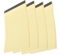 Sosoport Bloc-Notes Détachables A5 Lignés Horizontaux 4 Pièces Papier Anti-Traversée Petits Blocs-Notes Portables pour Mémos et Organisation Quotidienne