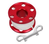 Sosoport Bobine de Plongée Alliage Aluminium Légère avec Flottante Crochet à Double Verrou Anti-emmêlement pour Plongée sous Snorkeling