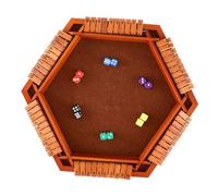 Sosoport Bois à Faces Jeu de Mathématiques Fermez Boîte pour Familles et Salles de Classe pour Jeux Réunions Familiales