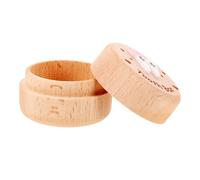 Sosoport Boîte à Dents de Lait en Bois Compacte pour Garçon et Filles Filles et Garçons, Boîte à Souvenirs Moderne en Bois Naturel, Rangement Sécurisé pour Dents de Lait et Cheveux, Présent Bébé