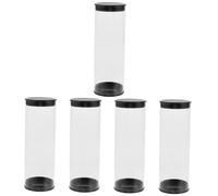Sosoport Boîte De 5 Pièces Tube de Golf des balles vitrine Pop Porte- Support Mural pour vitrine de balles de Golf étui à balles Portable Petit écran Cas PVC