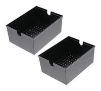 Sosoport Boîte De Rangement pour Aquarium 2 Pièces Plastique Robuste Noir Oxygénation Et Prévention des Débordements Caractéristiques