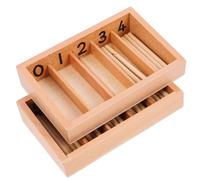 Sosoport Boîte De Tige De Broche Éducative Familiale en Matériau Sûr, Bâton De Croquet Coloré, Jouet pour Garçon Et Filles Développement Intellectuel Et Jeux Éducatifs