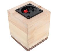 Sosoport Boîtier Haut-Parleur Bois pour Voiture et Camion Enceinte Audio Vide Bois Massif pour Subwoofer Caisse Sonore pour Système Audio Automobile