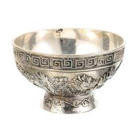 Sosoport Bol Offrande à Motif Dragon et Phénix Bol Religieux Rétro Multifonction pour Rituels et Décoration Culturelle