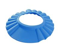 Sosoport Bonnet de Bain Réglable pour Bébé Imperméable en EVA Protection L'Eau et Shampoing Couleur Solide Ajustable pour Garçon et