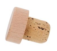 Sosoport Bouchon en Bois Naturel pour Bouteilles de Vin et Bière, Léger et Facile à Utiliser, Bouchon Décoratif en Bois D'origine Naturelle, pour Sceller Vos Bouteilles