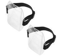 Sosoport Brassard Porte-Carte D’Identité de Sport en PVC Souple avec Boucle Réglable Taille 1 Paire - Bracelet Élastique pour Ski Course à Pied et Fitness Porte-Badge Pratique et Léger