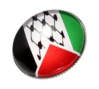 Sosoport Broche Drapeau Palestine au Design Unique et Décoratif en Alliage de Zinc, Accessoire Polyvalent pour Costume ou Tenue Quotidienne