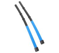 Sosoport Brosses à Tambour en Nylon Rétractables pour Cajon et Jazz | Contrôle Amélioré, Look Épuré, Finition Bleue, Format Compact, Poignée Confortable, Usage Percussion