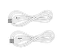 Sosoport Câble D’alimentation USB vers Dc 3,5 X 1,35 Mm Noir 1,5 M, Cordon de Charge Cc 2 Pièces, Câble de Recharge USB pour Lampes, Ventilateurs et Tablettes, Charge Sécurisée