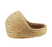 Sosoport Cachette pour Hamster Lit en Herbe Tissée Cage Nid pour Hamster Nain