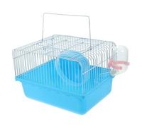 Sosoport Cage De Transport pour Hamster Cage pour Rat Fournitures pour Petits Animaux Accessoires pour Jouets pour Hamster Bleu