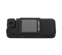 Sosoport Caméra Corporelle Portable 4k Noire avec Batterie 1000 Mah, Clip | Boîtier Abs, Lentille Rotative 180°, Coque Étanche, pour Vélo, Paquet à Dos et Réunions
