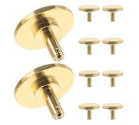 Sosoport Capuchons pour Trotteuse en Cuivre - 10 Pièces - Accessoires pour Mécanisme d'Horloge à Quartz - Pièces de Rechange pour Réparation d'Horloge Murale - Kit pour Mini-Horloge