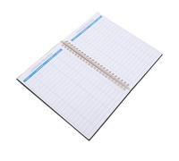 Sosoport Carnet de Budget Mensuel Noir Planificateur Budgétaire Familial Portable Livre de Suivi des Dépenses Guide Pratique pour Gestion de Trésorerie Accessoire Financier pour Maison