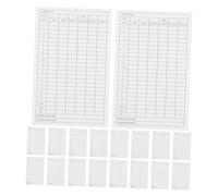 Sosoport Carnet De Score 35 Pièces : Carnet De Score en Papier Couché - Feuilles De Score De pour Enregistrer Handicaps Et Statistiques De Jeu.