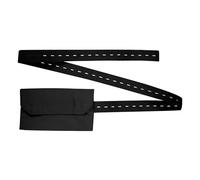 Sosoport Ceinture de Maintien Abdominale Réglable Noire, Ceinture Tubulaire pour Péritonéale, Sangle Respirante Légère Fixation Auto-agrippante, Protection les Tractions et Irritations,