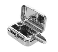 Sosoport cendrier portatif Cendrier en métal pour la Voiture Prise de tabagisme Coupe-