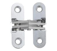 Sosoport Charnière Invisible pour Porte en Alliage de Zinc 13X45 MM Charnière à Paumelle Réglable 3D Compatible Portes Bois Gauche et Droite Installation Dissimulée pour Pliantes et