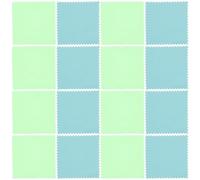 Sosoport Chiffon de Nettoyage pour Bijoux 50pcs Blanc Tissu Souple Facile à Laver pour Objets Précieux Or et Montres Surfaces Délicates 2.95x2.95x0.04in Couleur Aléatoire