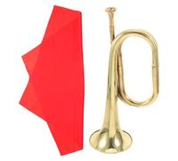 Sosoport Clairon la Rouille en Alliage de Cuivre Léger et Résistant Trompette Finition, Instrument de Musique pour Débutants pour Étudiants et Professionnels