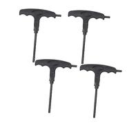 Sosoport Clé T en PVC pour Patins à roulettes 4 Pièces Simple D'utilisation Outil de Démontage de Roue Noir et Économie D'énergie pour Maintenance Non Professionnelle