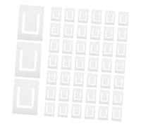 Sosoport Clip de Charnière à Restriction d'Angle 90° en Plastique Lot de 50 Pièces Limiteur de Charnière pour Portes de Placard Butée d'Ouverture pour Meubles Protecteur d'Angle