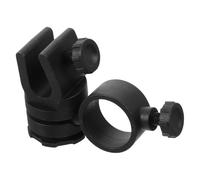 Sosoport Clips de Lampe Frontale Casque de Chantier Clip de Fixation du Phare Plastique Noir Léger pour Casque Rigide pour Travaux de Construction de Nuit