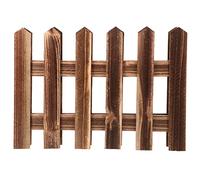 Sosoport Clôture en Bois anticorrosion clôture de pelouse clôture de Jardin frontière Vert Claustra Bois Exterieur Bordure de Jardin Bordure Bois Bordure paysagère de Jardin Brun