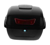 Sosoport Coffre De Rangement Arrière Pour Scooter En Plastique Abs Noir Mat, Grosse Capacité, Top Case Pour Moto, Accessoire De Transport Sécurisé Pour Appel Aux Outils Et Bagages, Adapté Toute Saison