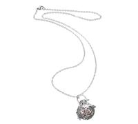 Sosoport Collier Porte-Cendres pour Animaux De Compagnie Pendentif Urne en Métal Unique Bijou Commémoratif pour Animaux De Compagnie