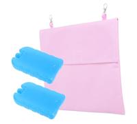 Sosoport Cooling Pouch for Small Pets with Reusable Ice Pack Insulated Summer Ice Bag for Rabbits Hamsters Guinea Pigs Comfortable Pet Cooling Mat