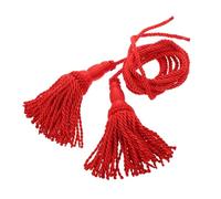 Sosoport Cordons Tressés Rouges à Pompon Pour Clairon Cordon Avec Pendentif Pour Instruments à Vent Corde Tressée Pour Musical