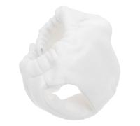 Sosoport Couches Réutilisables en Polyester Blancs pour Petits Animaux Protection Anti-fuites Absorbante et Ajustable, pour Cobayes et Marmottes