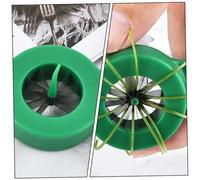 Sosoport Couteau à Émincer Ciboule Inoxydable Coupe Légumes Pratique pour Cuisine Lame Résistante et Poignée Confortable Outil de Découpage Multifonction Vert