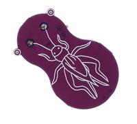 Sosoport Créateur De Sons De Cricket Buzzers pour La Classe Farce du Faiseur De Bruit Sondeur Sonore Cachée Et Ennuyeuse Hurlante Faiseur De Bruit De Pet Métal Violet,Mauve