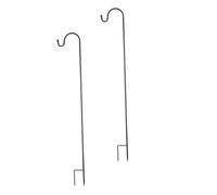 Sosoport Crochet de bergeron en fer pour suspension jardinière support plante extérieur rustique piquet jardin pour lanternes et pots de fleurs