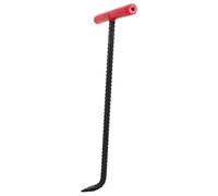 Sosoport Crochet de Levage en Acier Noir pour Plaques D'égout et Regards, Outil Robuste pour Levage Facile en Extérieur et Divers Environnements Industriels