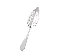 Sosoport Cuillère Absinthe Inoxydable avec Passoire Carrée pour Sucre et Glace Filtre Bar Strainer Professionnel pour Cuisine et Cocktails Outil Anti Manche Long