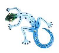 Sosoport Décoration Murale En Fer En Forme De Gecko Pendentif Décoratif Pour La Maison Décoration Extérieure Originale Artisanat En Métal Céleste