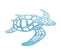 Sosoport Décoration Murale Fer Pendentif Tortue Artisanal Ornement Pour Maison Jardin