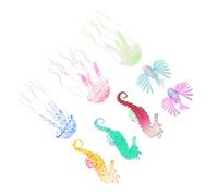 Sosoport Décorations Daquarium sous-Marin 8 Pièces Accessoires Daquarium Décor Daquarium Artificiel Réaliste Non-