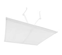 Sosoport Déflecteur de Climatiseur Central Carré en Plastique Blanc pour Bâtiment Commercial, Protège le Souffle Direct et Améliore L'efficacité du Climatiseur